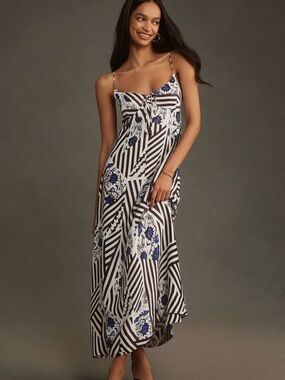 Anthropologie Maeve Sweetheart Slip Dress